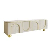 Picture of Aurella Arch TV Unit – Gold Trim &  Elegance