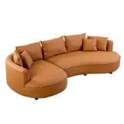 Picture of Mercato L-Shaped Sectional – Natural Wood