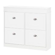 Veronica 8 Pair Shoe Storage Cabinet