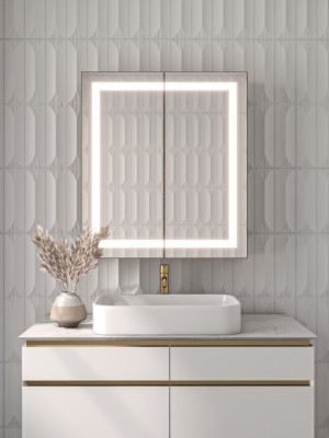 Picture of Lustra – LED Bathroom Mirror Cabinet with Multifunctional Storage