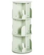 Bambou Kids Natural wood  Rotating Storage Shelf.