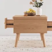 Picture of Splash Natural Wood Coffee Table – With Storage & Drawers