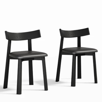 Picture of Kairo Noir Dining Chair – Painted Elegance in Natural Wood