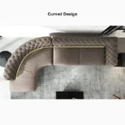 Picture of Montero Curved Sectional -Natural Wood