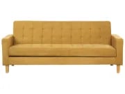Mirelle – Modern Convertible Sofa with Natural Wood Frame