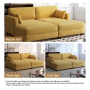 Picture of Rusto Sofa – Natural Wood Convertible Modular Sectional