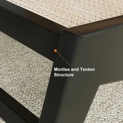 صورة كرُوكو كرسي لاونج جاباندي – من الخشب الطبيعي والراتان