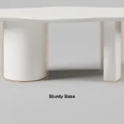 صورة طاولة قهوة ويفيا المينيمالية – بأناقة الخشب الطبيعي