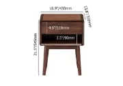 Picture of Reni Nightstand bedside table - 1 drawer