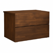 Picture of Tawny Drawer Nightstand in Dark Brown Truffle Laminate