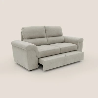 Picture of Minerva Pillow-Back Sofa – Soft Beige Comfort with Rolled Arm Design