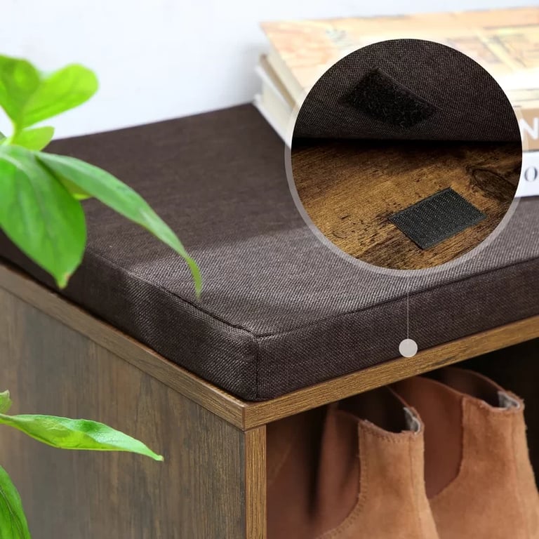 صورة كوبلا مقعد تخزين الأحذية - أبيض