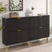 صورة خزانة أحذية بيفوت - خشب طبيعي