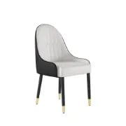 Picture of Vera Luxe Dining Chair  with Natural Wood