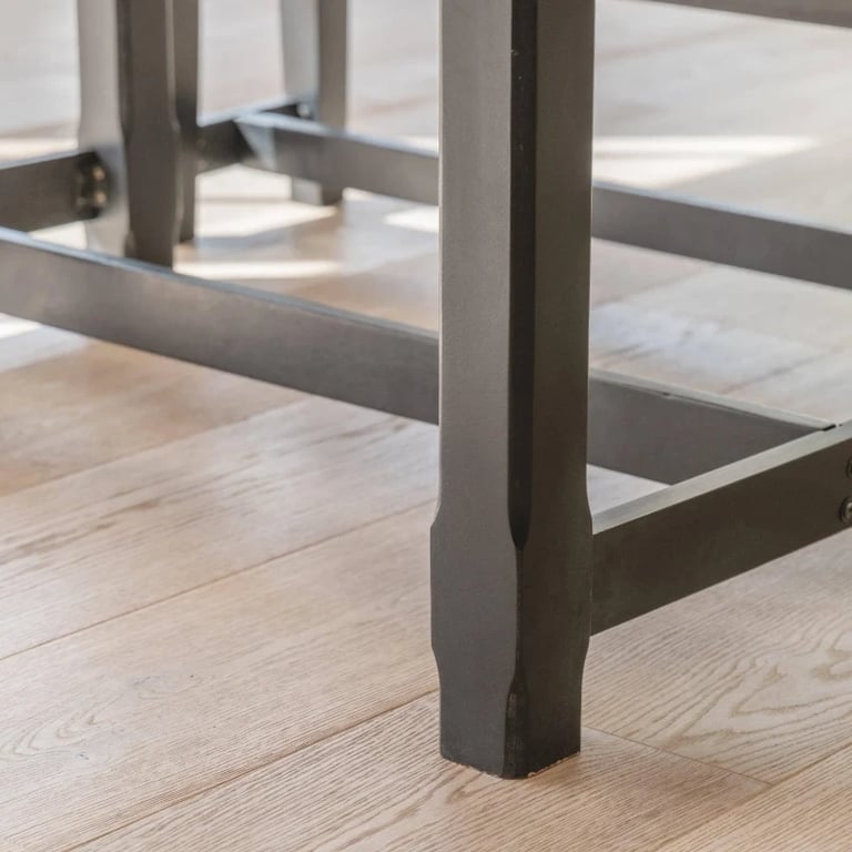 Picture of Bardin Natural Wood Two-Tone Bench