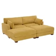 Picture of Rusto Sofa – Natural Wood Convertible Modular Sectional
