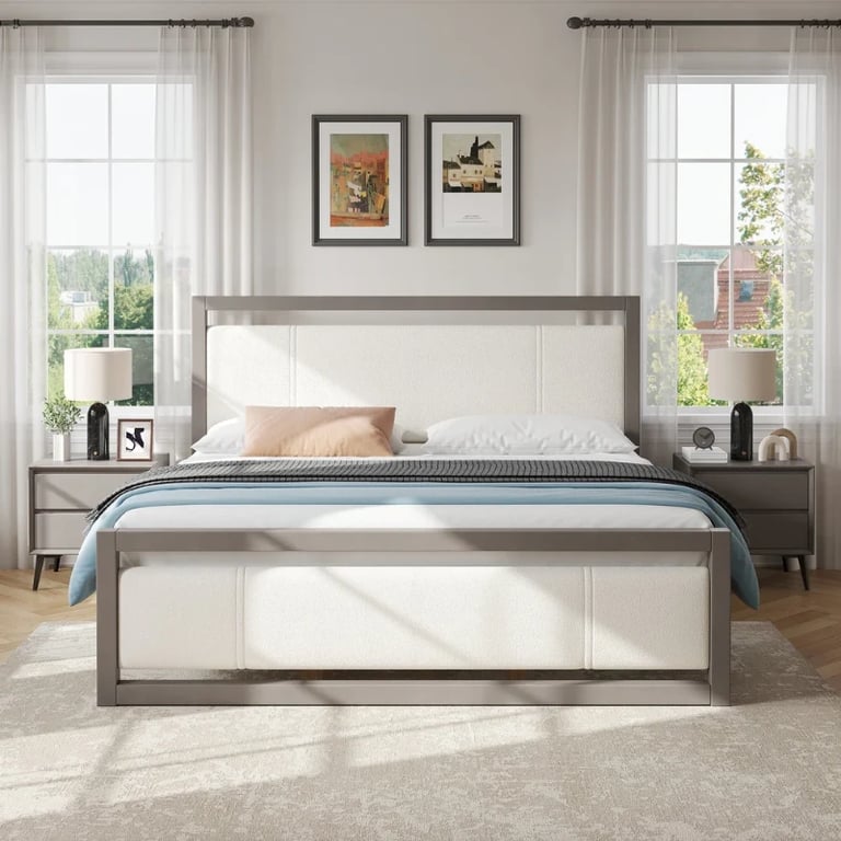 Picture of Elandor Natural Wood King Size Bed
