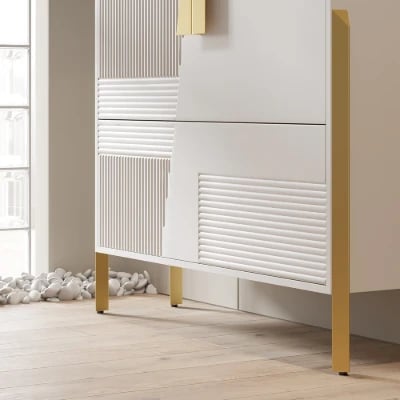 Noirette – Modern Shoe Cabinet Made of Natural Wood