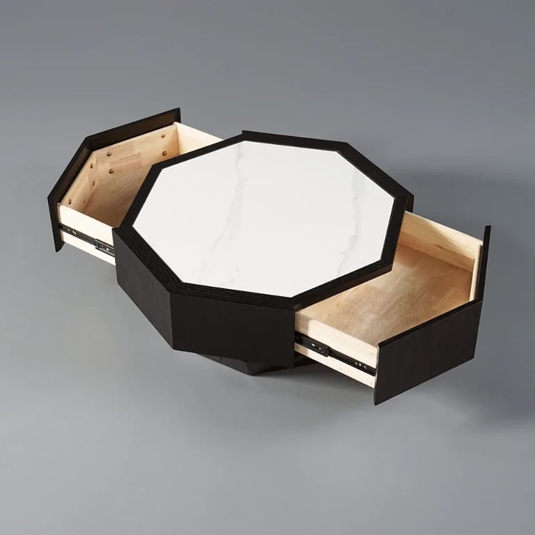 صورة لونا  طاولة قهوة مودرن - خشب طبيعي