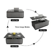 صورة هاكو ترابيزة قهوة خشب طبيعي - متعددة الأستخدام