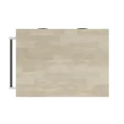 Plippi Wood Rolling Kitchen Cart