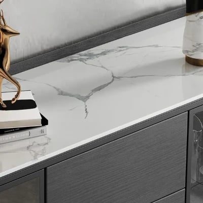 صورة لاكان بوفيه حديث خشب طبيعي