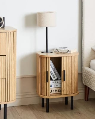 Picture of Camille Natural wood-Side Table.