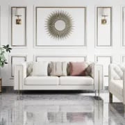 صورة كنبه اليسيوم - خشب طبيعى