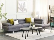 Picture of Norrea Corner Sofa – Natural Wood Frame with Adjustable Headrests