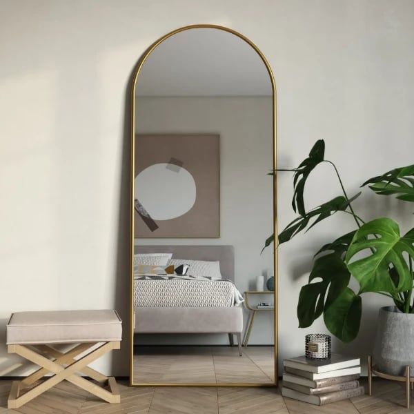 Dara Modern Arch Floor Mirror