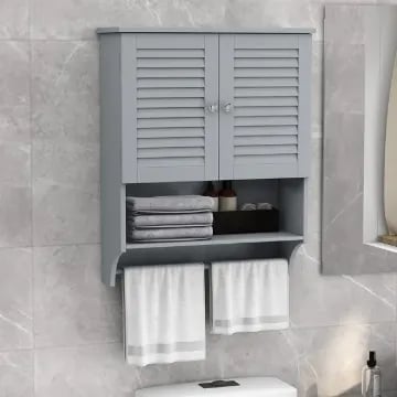 Picture of Jevara Natural wood Bathroom Cabinet