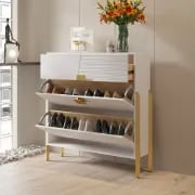 Noirette – Modern Shoe Cabinet Made of Natural Wood