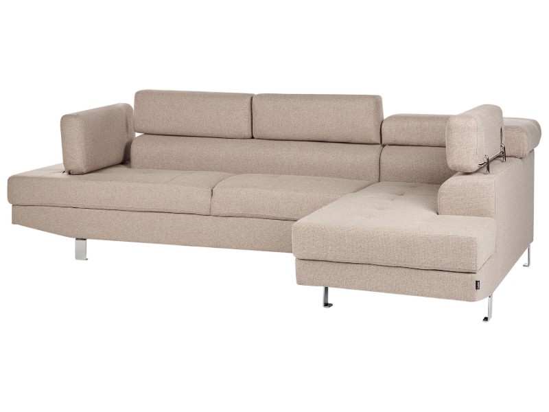 Picture of Norrea Corner Sofa – Natural Wood Frame with Adjustable Headrests