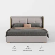 صورة سرير سيرينزو الحديث - خشب طبيعي