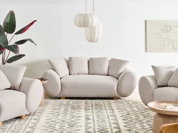 Amélie Sofa - Natural wood.