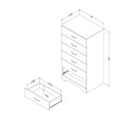 Step One 6 Drawer 26'' W Lingerie Chest