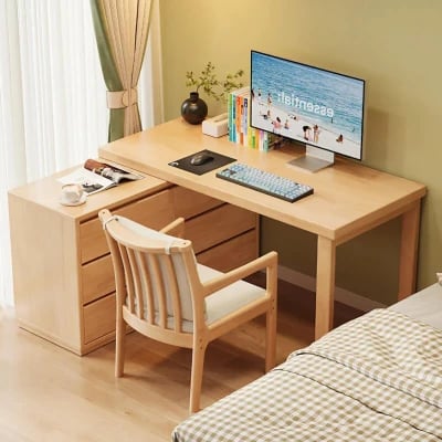 Éluré Desk -Natural wood.