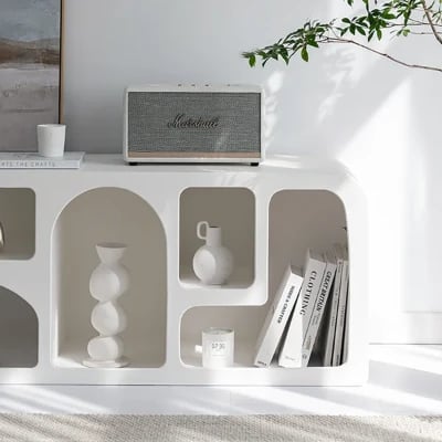 Picture of Silven Modular TV & Bookcase Unit – Natural Wood