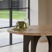 Picture of Maven Round Dining Table – Natural Wood