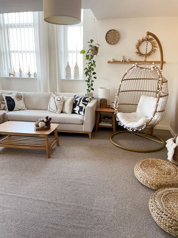 صورة لاڤا -طاولة قهوه خشب طبيعى مع رف