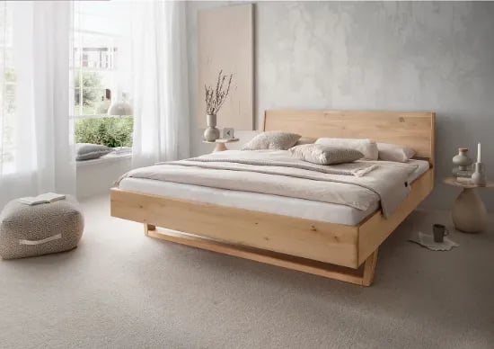 Picture of Sova Natural Pine Wood Bed