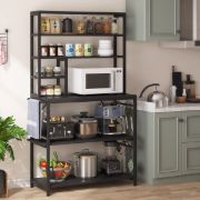 Tribesigns Baker's Rack, Kitchen Microwave Stand with Storage Shelves