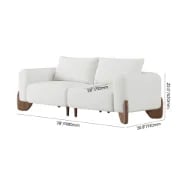 Picture of "Arbella" Sofa – Natural Wood