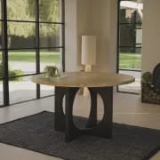 Picture of Maven Round Dining Table – Natural Wood