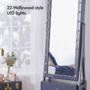 صورة كولين خزانة اكسسوارات ومجوهرات مع مرآة مضيئة