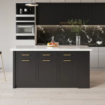 Grata Kitchen Island with Storage