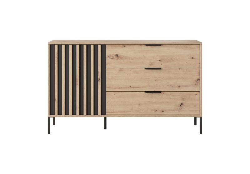 Picture of Sava Natural Wood Bedroom Set – Padded Headboard