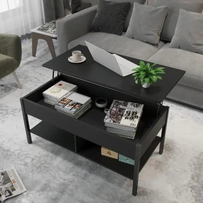 Gilbertville Lift Top 4 Legs 1 Coffee Table with Storage