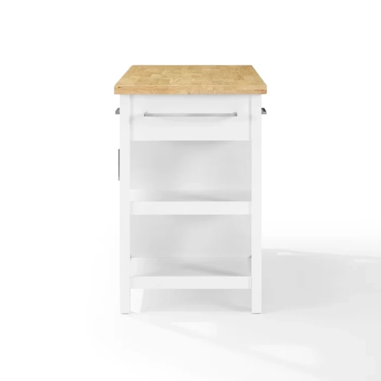Flury Small Kitchen Island with storage