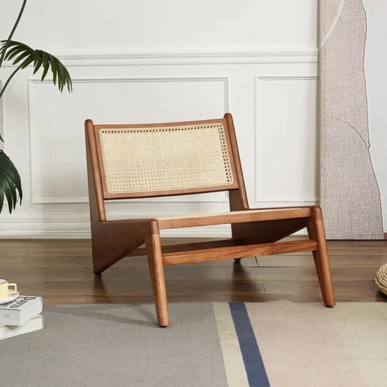 صورة كرُوكو كرسي لاونج جاباندي – من الخشب الطبيعي والراتان